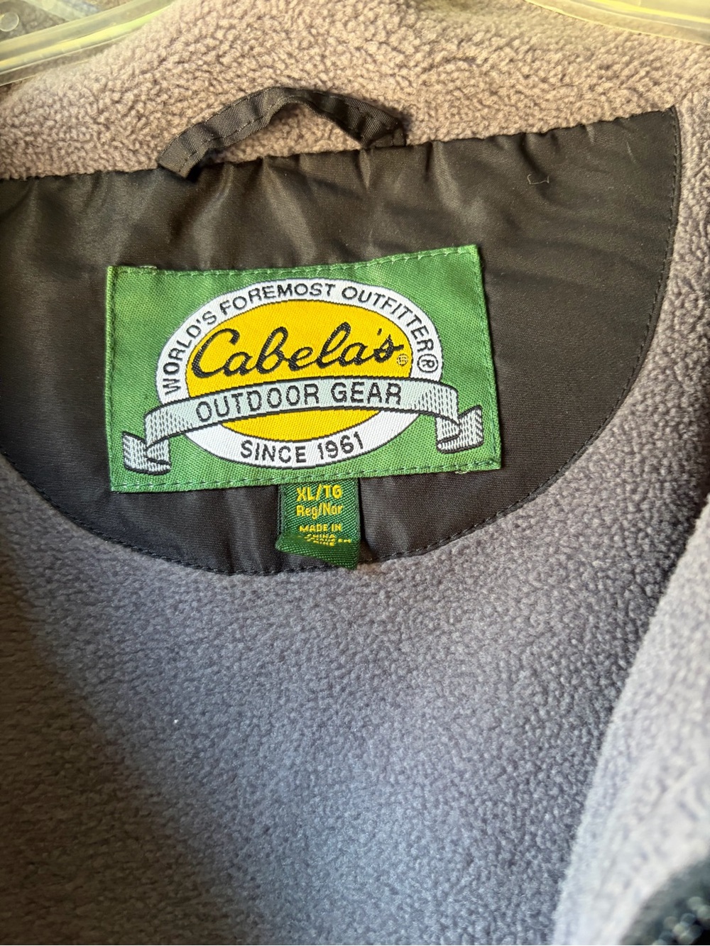 Cabela's Gray Sherpa Teddy Jacket